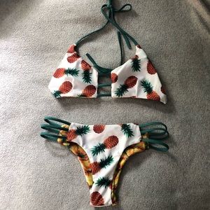 Reversible Pineapple Bikini